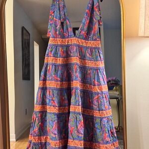 NWT Farm Rio Macaw dress sz L